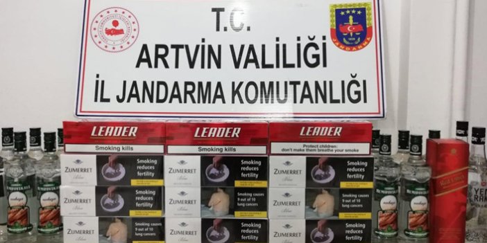 Artvin'de kaçakçılara darbe