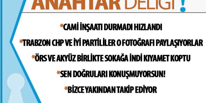 Anahtar Deliği 04.03.2019