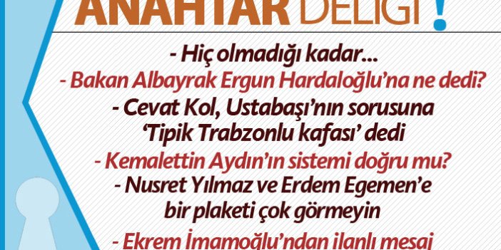 Anahtar Deliği - 20.03.2019