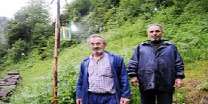 Rize'de ayılara santral kuruldu