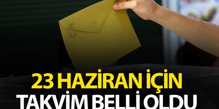 İstanbul'da seçim takvimi hazır