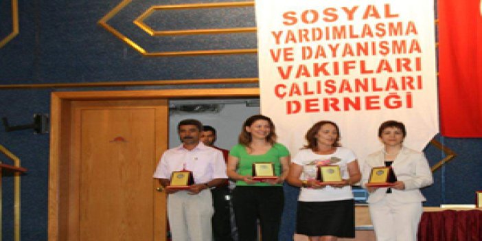 Trabzon SYDV 'ye plaket