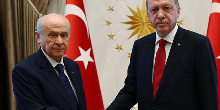 Erdoğan-Bahçeli görüşmesi başladı