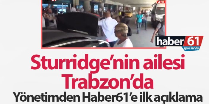 Sturridge'nin ailesi Trabzon'da