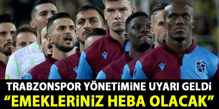 Trabzonspor Divan üyesinden Trabzonspor’a uyarı: Emekleriniz heba olacak