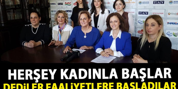 Kadınla Başlar Derneği faaliyetlerine başladı