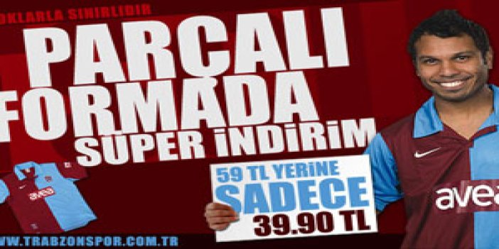 Parçalı formada indirim yapıldı