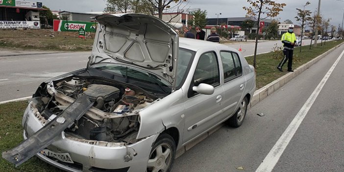 Samsun'da trafik kazası