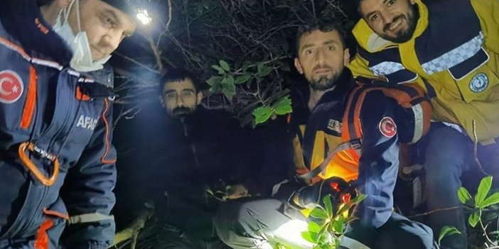 Artvin'de ormanda kaybolan avcı 5 saat sonra kurtarıldı