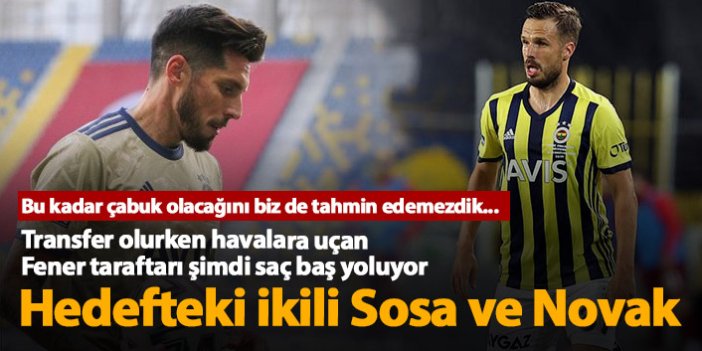 Sosa ve Novak Fenerliler'i çileden çıkardı!