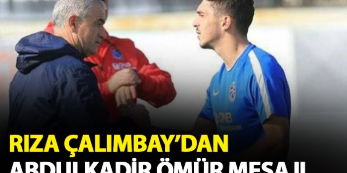 Çalımbay’dan Abdülkadir Ömür için geçmiş olsun mesajı