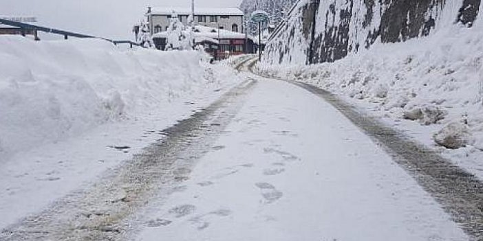 Rize'de kar esareti! 28 köy yolu ulaşıma kapandı