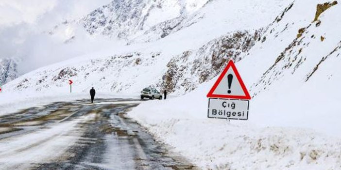 Doğu Karadeniz Bölgesi için çığ uyarısı