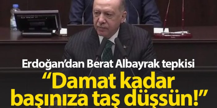 Erdoğan'dan Berat Albayrak tepkisi : Damat kadar başınıza taş düşsün