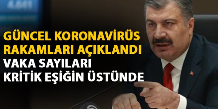 Güncel koronavirüs rakamları açıklandı: Vakalar krtik eşiğin üstünde