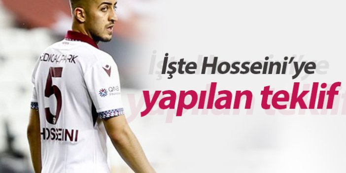 İşte Hosseini'ye yapılan teklif