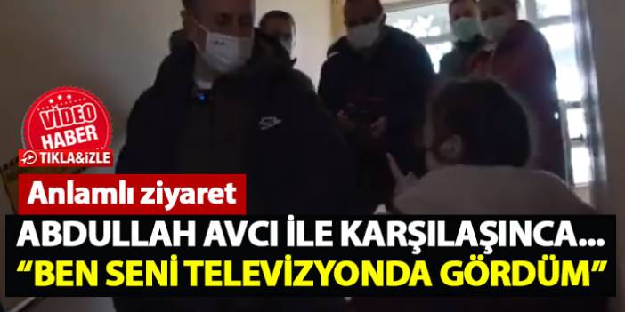 Abdullah Avcı'dan down sendromlu çocuklara anlamlı ziyaret