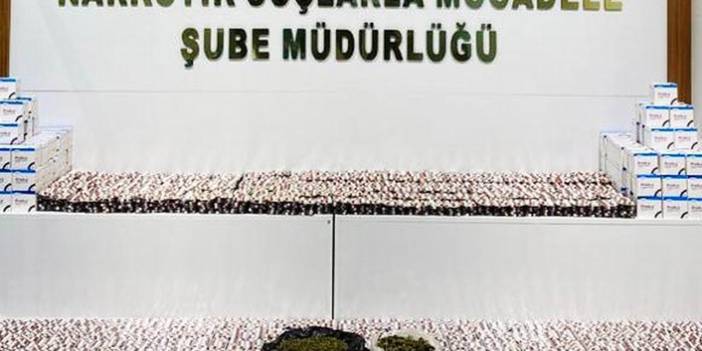 Samsun'da uyuşturucu operasyonu! 16 bin adet hap...