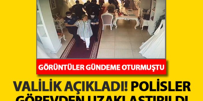 Ordu Valiliği açıkladı! 4 polis görevden uzaklaştırıldı