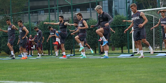 Trabzonspor 5 eksikle çalıştı