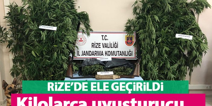 Rize'de dev operasyon! 10 Kilo uyuşturucu ele geçirildi