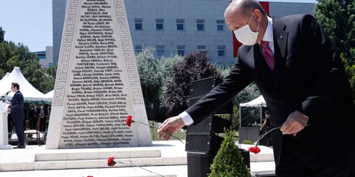 Cumhurbaşkanı Erdoğan: 15 Temmuz destanı hepimizin ortak gurur kaynağıdır