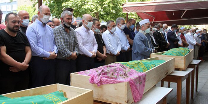 Selde hayatını kaybedenler son yolculuklarına uğurlandı