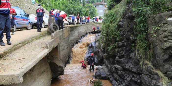 Rize'de kayıpları arama çalışması devam ediyor