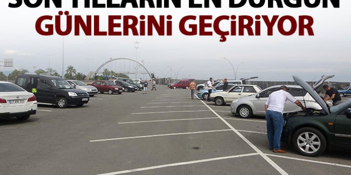 Trabzon’daki oto pazarı son yılların en durgun dönemini yaşıyor