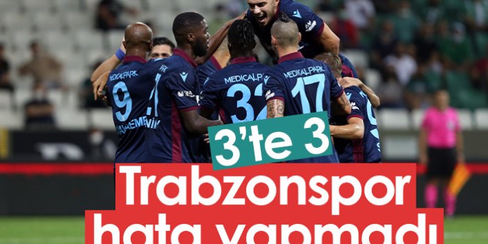 Trabzonspor Giresun'da 3'te 3 yaptı