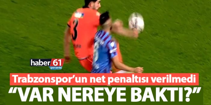 Trabzonspor’un net penaltısı verilmedi: VAR nereye baktı?