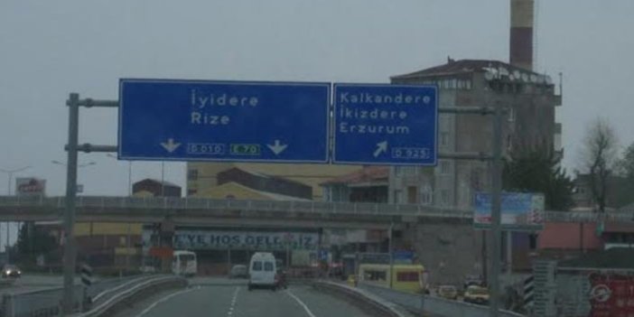 İyidere-Rize yolunda çalışma