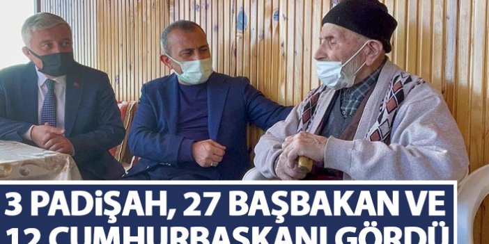 112 yaşındaki dede: “Ben Osmanlı'dan kalmayım”