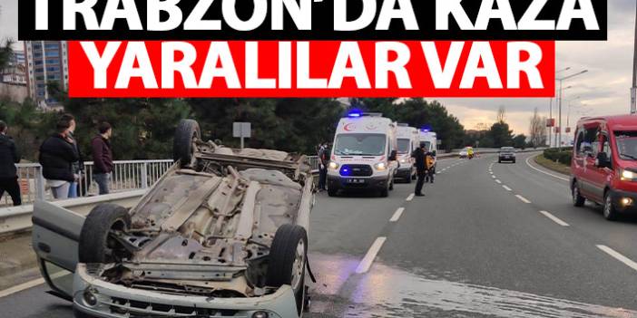 Trabzon'un Of ilçesinde trafik kazası! Yaralılar var.22 Ocak 2022