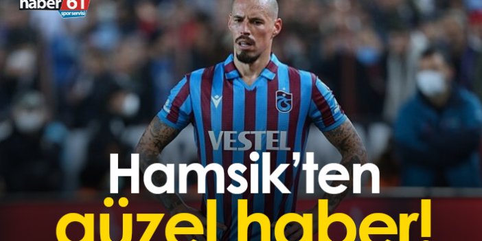 Hamsik'ten sevindiren haber!