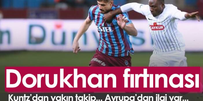 Trabzonspor'da Dorukhan Toköz fırtınası