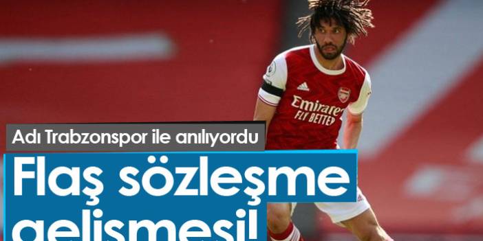 Trabzonspor ile adı anılan Elneny'de flaş gelişme