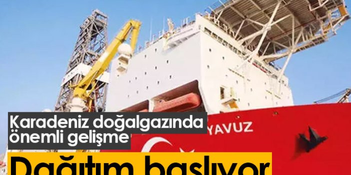 Karadeniz doğalgazında önemli gelişme