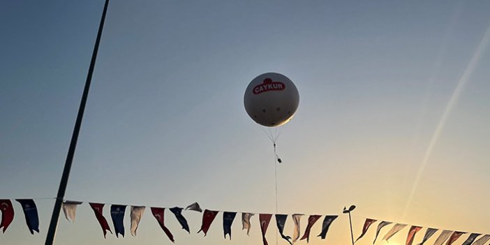 Rize günlerinde gökyüzüne çay gönderdiler