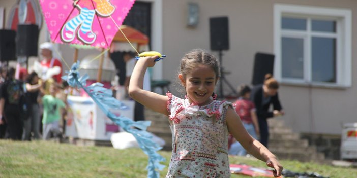 Samsun'da gökyüzü rengarenk