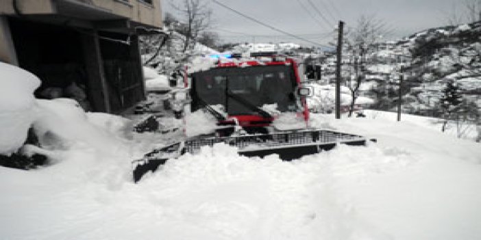 Kar ambulansı hayat kurtardı