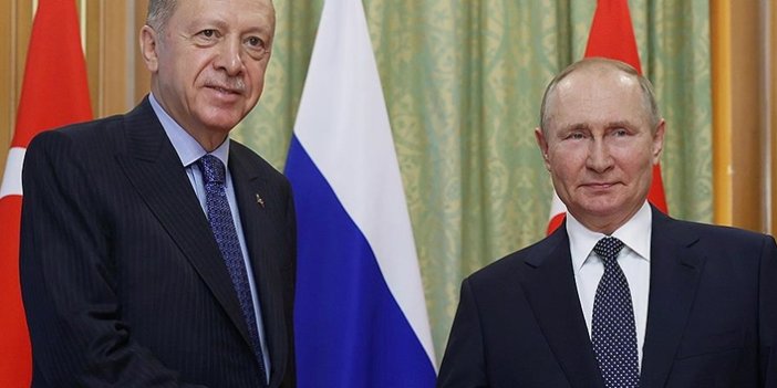 Cumhurbaşkanı Erdoğan ile Rusya Devlet Başkanı Putin bir araya geldi