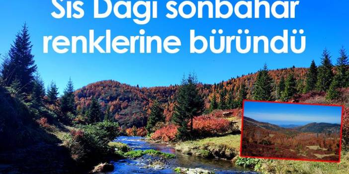 Sis Dağı sonbahar renklerine büründü