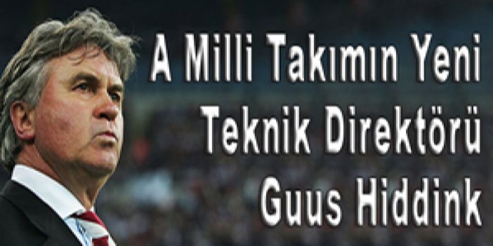 Milli Takım yeni hocası 'Hiddink'