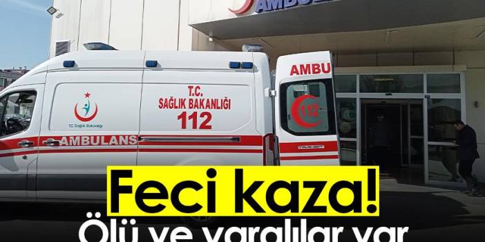 Samsun Terme'de 2 otomobil çarpıştı. 2 ölü 2 yaralı. 5 Aralık 2022