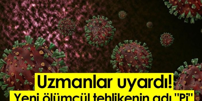 Uzmanlar uyardı! Yeni ölümcül tehlikenin adı "Pi"