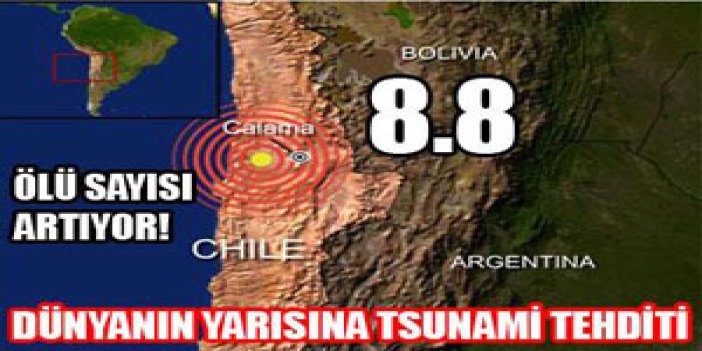 Japonya ve Şili 8.8 ile sarsıldı