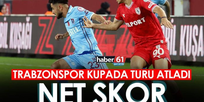 Trabzonspor kupada turu atladı! Net skor