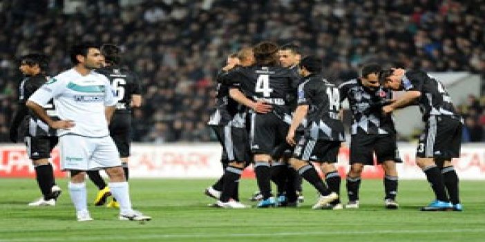 Beşiktaş tek golle 3 puan aldı