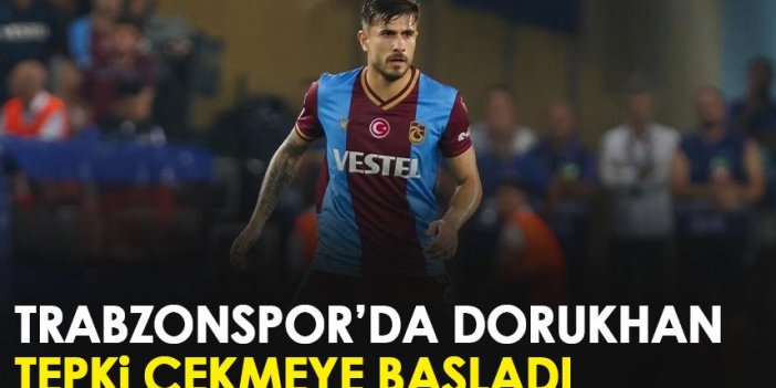 Trabzonspor taraftarından Dorukhan Toköz’e tepki var!